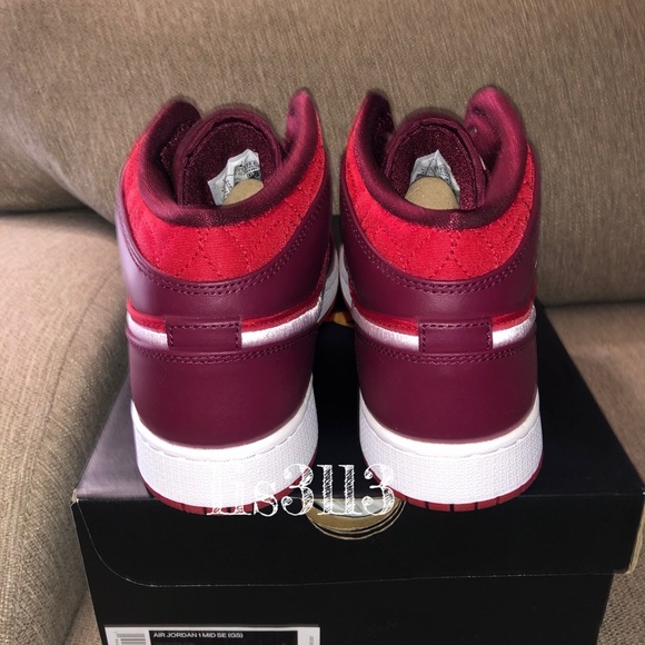 Jordan Shoes Air Jordan Mid Red Quilt Poshmark